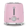 SMEG TSF02PKEU 50s Style 4 Scheiben Langschlitz Toaster Cadillac Pink