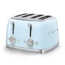 SMEG TSF03PBEU 50s Style 4 Scheiben Toaster Pastell Blau