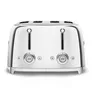 SMEG TSF03SSEU 50s Style 4 Scheiben Toaster Chrom-Metall