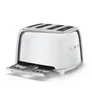 SMEG TSF03SSEU 50s Style 4 Scheiben Toaster Chrom-Metall