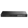 D-Link DGS-1018P/E 18-Port-Gigabit-PoE+-Switch ohne Verwaltung mit 2 x SFP-Ports