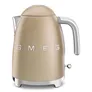 SMEG KLF03CHMEU 50s Style Wasserkocher Champagner-Matt