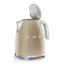 SMEG KLF03CHMEU 50s Style Wasserkocher Champagner-Matt