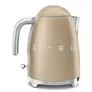 SMEG KLF03CHMEU 50s Style Wasserkocher Champagner-Matt