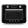 Smeg 50's Style Kombi-Tisch-Dampfbackofen Schwarz