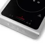 Smeg Portables Tisch-Induktionskochfeld Collezione Aesthetic Schwarz Matt