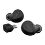 Jabra Evolve2 Buds Schwarz, In-Ear-Kopfhörer-/Headset, UC, kabellos, Bluetooth, Link 380 USB-C Empfänger, inkl. Ladepad (Induktionsladepad für das Case)