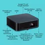 Epson EF-62N Lifestudio Pop Mini-Laserprojektor 700 Lumen FHD HDMI Schwarz/ Blau