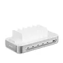 4smarts Ladestation Team 100W 5C/1A inkl. 6 Kabel, silber