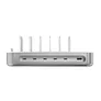 4smarts Ladestation Team 100W 5C/1A inkl. 6 Kabel, silber