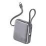 4smarts Powerbank Pocket Dual Cord 10000mAh 22.5W, spacegrau