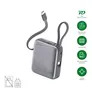 4smarts Powerbank Pocket Dual Cord 10000mAh 22.5W, spacegrau