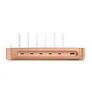 4smarts Ladestation Team 100W 5C/1A inkl. 6 Kabel, kupfer