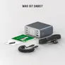 4smarts Desk Charger Lucid GaN DIY 360W, spacegrau