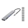 Conceptronic DONN28G 7-in-1 USB 3.2 Gen 1 Dockingstation 4K60Hz HDMI USB-A 5Gbps x 2 USB-C 5Gbps SD TF/MicroSD 100W USB PD