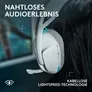 LogitechG G321 LIGHTSPEED Weiß - Kabelloses Gaming-Headset, 2.4Ghz Empfänger, Bluetooth