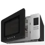 SMEG MOC01BLMEU Kombi-Tisch-Mikrowelle + Grill Schwarz-Matt-Aluminium 900 W