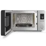SMEG MOC02BLMEU Kombi-Tisch-Mikrowelle + Heißluft/Grill Schwarz-Matt-Aluminium 900 W