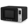 SMEG MOC02BLMEU Kombi-Tisch-Mikrowelle + Heißluft/Grill Schwarz-Matt-Aluminium 900 W