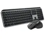 Logitech MX Keys S Combo (2026) für Mac Space Black/ Schwarz, Kabellose Maus-Tastaturkombination, Bluetooth, Logi Bolt, inkl. MX Master 4