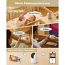 Momcozy Video-Babyphone BM04 12,7cm (5 Zoll) mit Akku, WiFi 1080P HD-Kamera