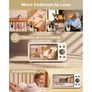 Momcozy Video-Babyphone BM04 12,7cm (5 Zoll) mit Akku, WiFi 1080P HD-Kamera