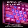 Logitech PRO X TKL RAPID Pink/Magenta, Kabelgebundene Gaming-Tastatur, Magnetische Analog-Switches, Rapid-Trigger, LIGHTSYNC RGB-Beleuchtung, KEYCONTROL, 1 ms Melderate