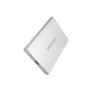 Samsung Portable SSD T7 Resurrected 4 TB USB-C 3.1 (10Gb/​s) Silber externe Festplatte SSD