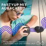 Ultimate Ears MINIROLL Schwarz, Mini Bluetooth Lautsprecher (A2DP), PartyUp Funktion, IP67- zertifizierte