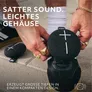 Ultimate Ears MINIROLL Schwarz, Mini Bluetooth Lautsprecher (A2DP), PartyUp Funktion, IP67- zertifizierte