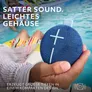 Ultimate Ears MINIROLL Blau, Mini Bluetooth Lautsprecher (A2DP), PartyUp Funktion, IP67- zertifizierte