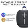 Ultimate Ears WONDERBOOM 4 Schwarz, Kompakter Bluetooth Lautsprecher (A2DP), 360- Grad- Klang, PartyUp Funktion, IP67- zertifizierte