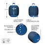 Ultimate Ears WONDERBOOM 4 Blau, Kompakter Bluetooth Lautsprecher (A2DP), 360- Grad- Klang, PartyUp Funktion, IP67- zertifizierte
