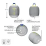 Ultimate Ears WONDERBOOM 4 Grau, Kompakter Bluetooth Lautsprecher (A2DP), 360- Grad- Klang, PartyUp Funktion, IP67- zertifizierte