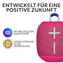 Ultimate Ears WONDERBOOM 4 Pink, Kompakter Bluetooth Lautsprecher (A2DP), 360- Grad- Klang, PartyUp Funktion, IP67- zertifizierte