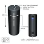 Ultimate Ears MEGABOOM 4 Schwarz, Bluetooth Lautsprecher (A2DP), 360- Grad- Klang, PartyUp Funktion, IP67- zertifizierte