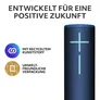 Ultimate Ears MEGABOOM 4 Blau, Bluetooth Lautsprecher (A2DP), 360- Grad- Klang, PartyUp Funktion, IP67- zertifizierte