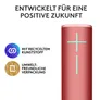Ultimate Ears MEGABOOM 4 Erdbeere/Rot, Bluetooth Lautsprecher (A2DP), 360- Grad- Klang, PartyUp Funktion, IP67- zertifizierte