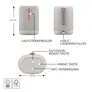Ultimate Ears EPICBOOM Weiß, Bluetooth Lautsprecher (A2DP), 360- Grad-Klang, PartyUp Funktion, IP67- zertifizierte, anpassbarem/adaptiven EQ