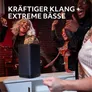 Ultimate Ears HYPERBOOM Schwarz, Bluetooth Lautsprecher (A2DP), PartyUp Funktion, One-Touch-Musiksteuerung, Adaptiver EQ