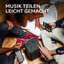 Ultimate Ears HYPERBOOM Schwarz, Bluetooth Lautsprecher (A2DP), PartyUp Funktion, One-Touch-Musiksteuerung, Adaptiver EQ