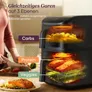 COSORI Turbo Tower 10,8 Liter Heissluftfritteuse CAF-DC121-ADER dunkelgrau
