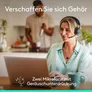 Logitech Zone Wireless 2 ES (Consumer/Retail) Grafit, Kabelloses USB-Headset mit adaptiver Hybrid-ANC, Mikrofon mit Geräuschunterdrückung