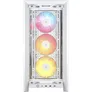 CORSAIR Frame 4000D LCD RS ARGB Weiß Midi Tower ATX Gaming Gehäuse