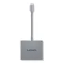 Lenovo 4-in-1 USB-C Hub Grau, HDMI, USB-A, 2x USB-A, 3.5mm Klinke-Combo