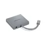 Lenovo 4-in-1 USB-C Hub Grau, HDMI, USB-A, 2x USB-A, 3.5mm Klinke-Combo