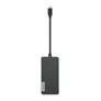 Lenovo 7-in-1 USB-C Hub Schwarz, HDMI, 3x USB-A, Ethernet, 1x USB-C, Card Reader