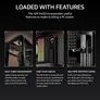 Corsair Air 5400 RS-R ARGB Schwarz Midi Tower ATX Gaming Gehäuse