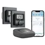 Homematic IP Starter Set Fußbodenheizungssteuerung • für 2 Räume • anthrazit