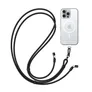 Satechi OntheGo Crossbody Lanyard Kabel Schwarz